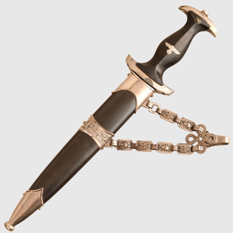 GERMAN WWII SS MODEL 1936 CHAINED OFFICERS DAGGER.