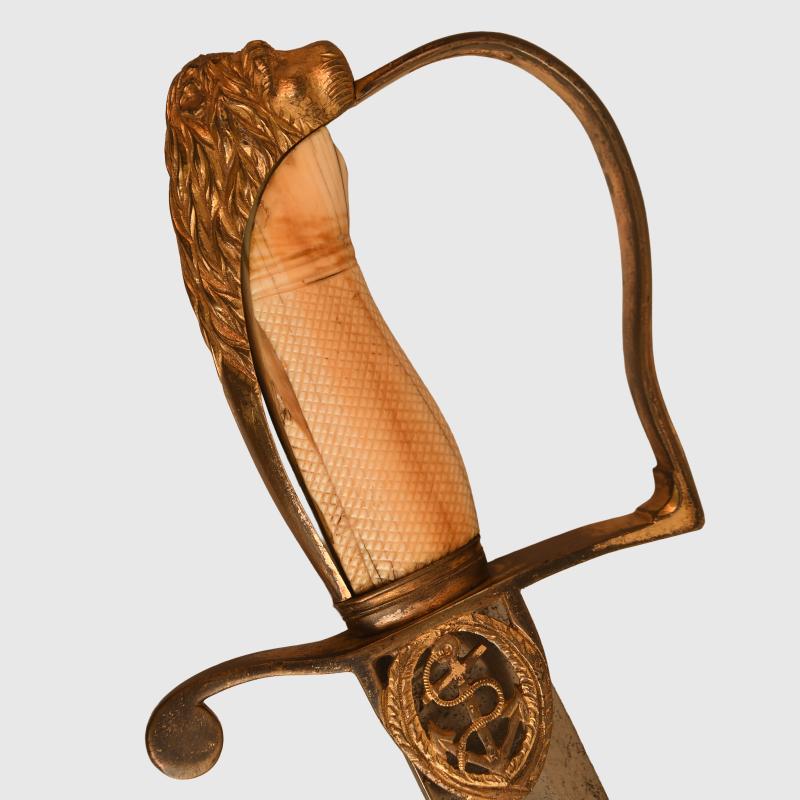 ENGLISH GEORGIAN NAVAL OFFICERS SWORD.