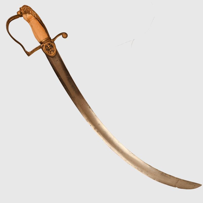 ENGLISH GEORGIAN NAVAL OFFICERS SWORD.