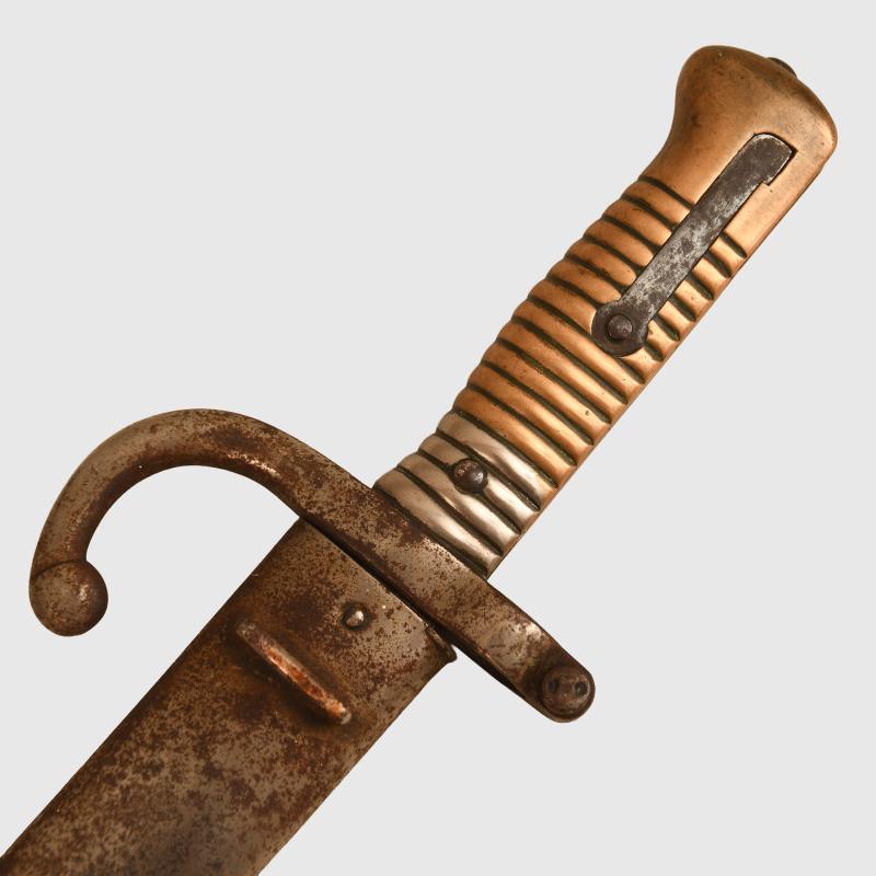 FRENCH CHASSEPOT RIFLE BAYONET.
