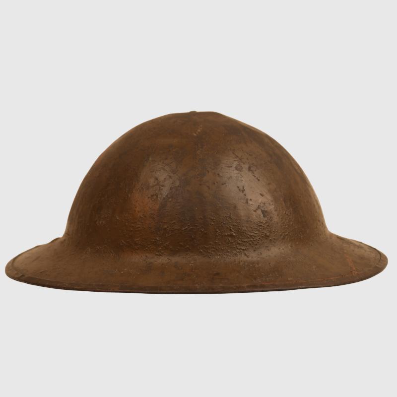 BRITISH WWI DURHAM LIGHT INFANTRY BRODIE HELMET.