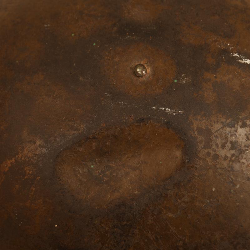 BRITISH WWI DURHAM LIGHT INFANTRY BRODIE HELMET.