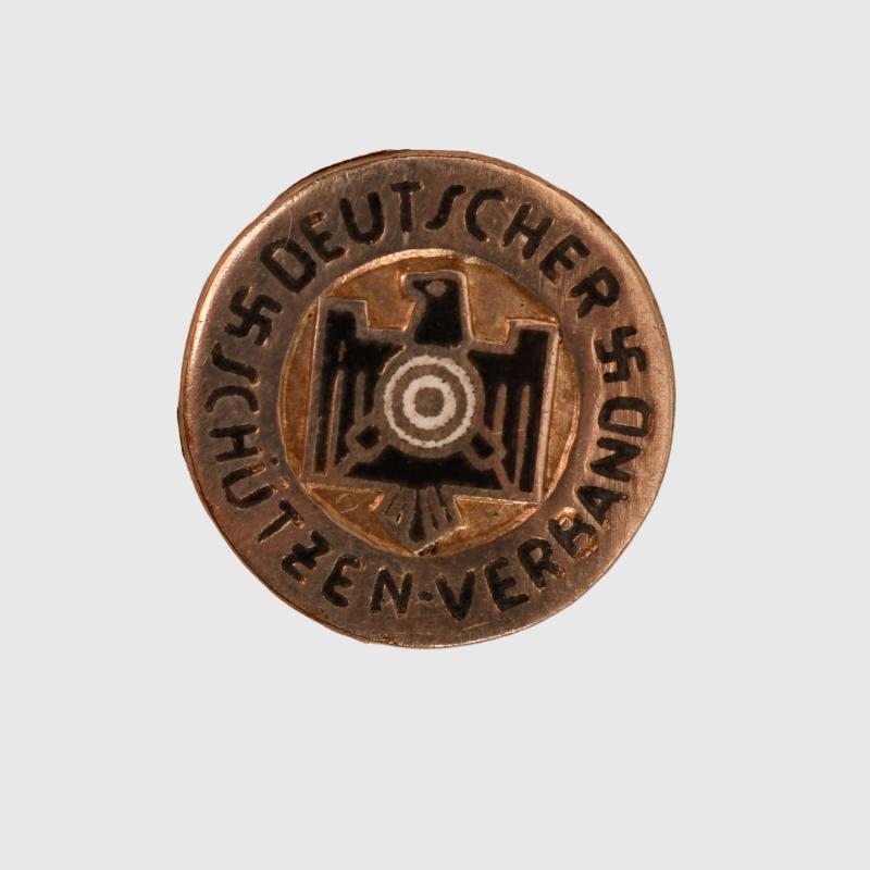 GERMAN WWII SHOOTING ASSOCIATION ENAMEL BADGE.