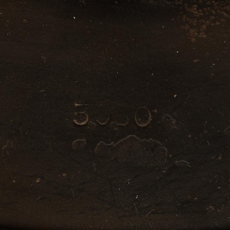 GERMAN WWII ARMY M.40 SINGLE DECAL COMBAT HELMET.