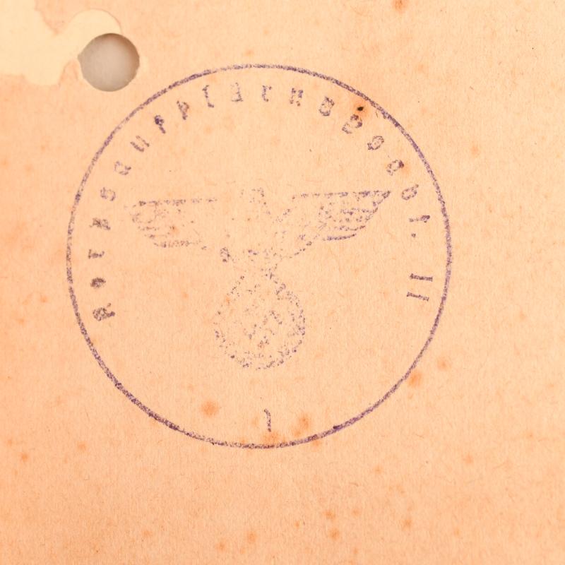 GERMAN WWII LUFTWAFFE PARATROOPER CLOSE COMBAT BAR CITATION.