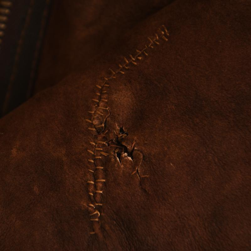 GERMAN WWII LUFTWAFFE BROWN SHEEPSKIN FLYING JACKET.