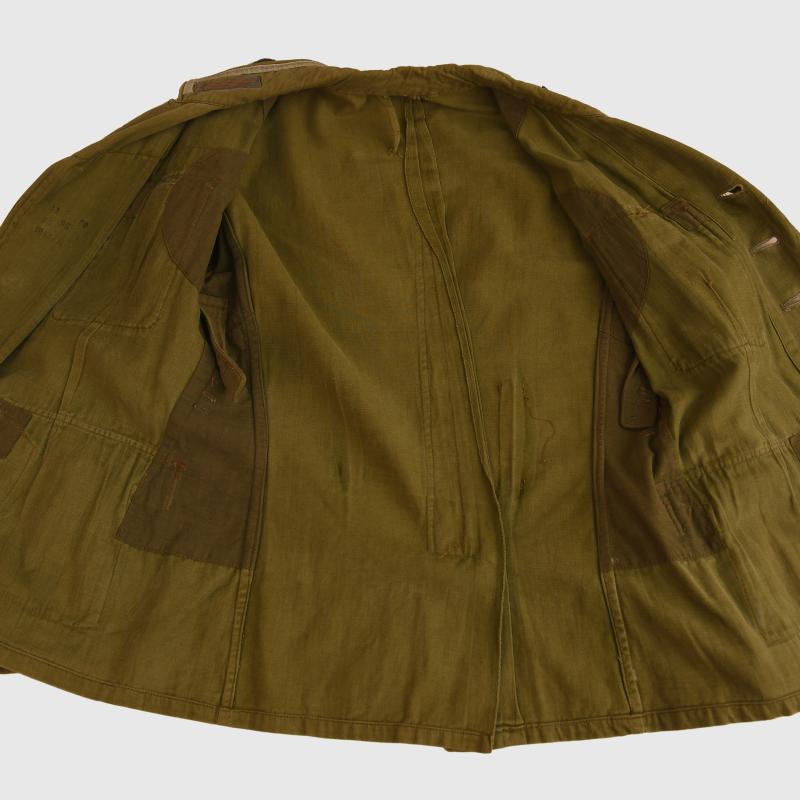 GERMAN WWII 2ND PATTERN ARMY TROPICAL COMBAT TUNIC.