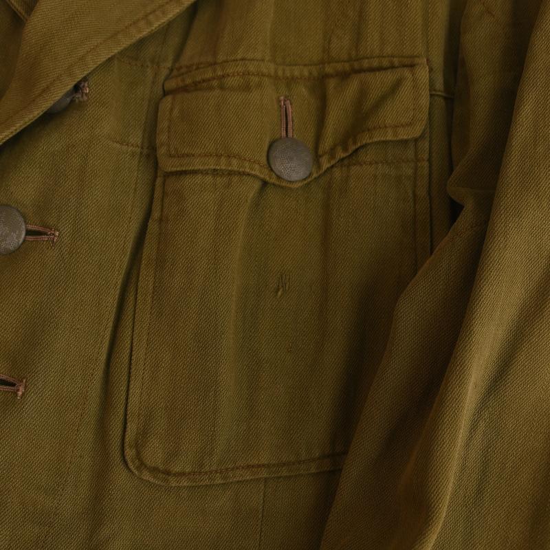 GERMAN WWII 2ND PATTERN ARMY TROPICAL COMBAT TUNIC.