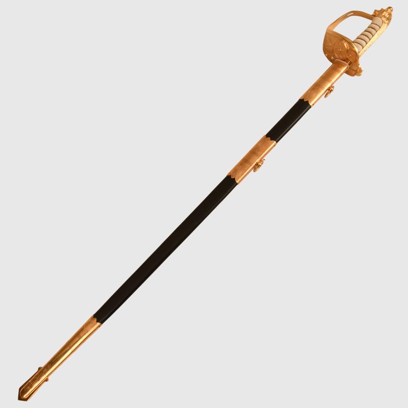 BRITISH ROYAL NAVY OFFICERS SWORD.