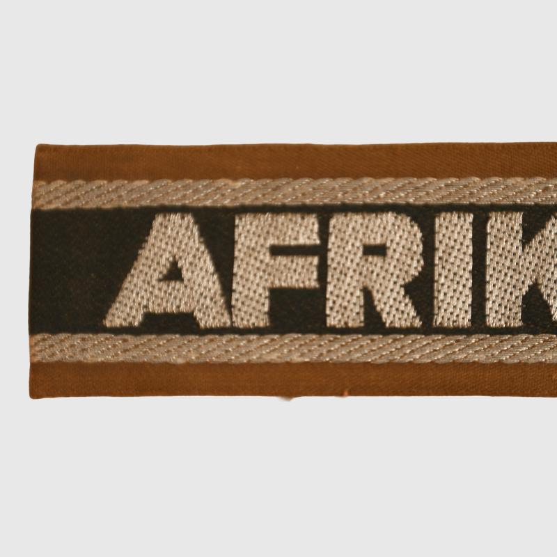 GERMAN WWII AFRIKAKORPS CUFF TITLE.