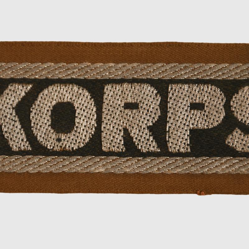 GERMAN WWII AFRIKAKORPS CUFF TITLE.