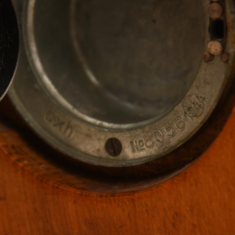 GERMAN WWII LUFTWAFFE COCKPIT CLOCK FOR DESK DISPLAY.