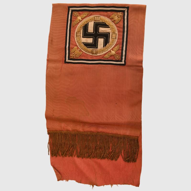 GERMAN WWII ADOLF HITLER WREATH RIBBON.