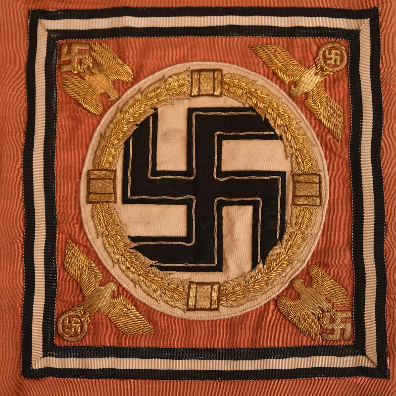 GERMAN WWII ADOLF HITLER WREATH RIBBON.