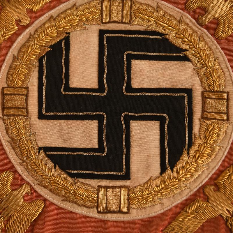 GERMAN WWII ADOLF HITLER WREATH RIBBON.