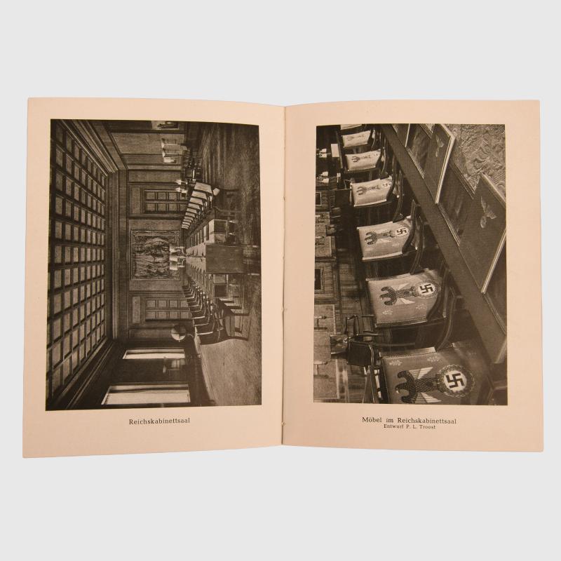 GERMAN WWII THE NEW REICH CHANCELLORY BOOK IN SOFTBACK.