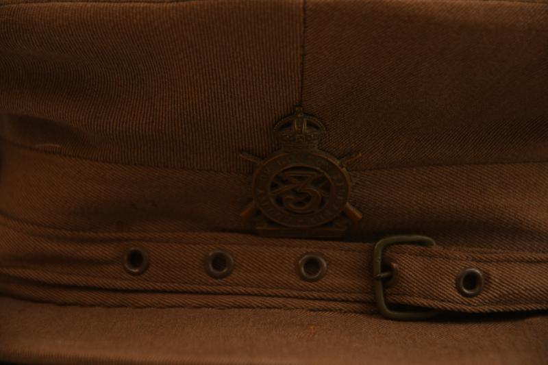 BRITISH WWI OFFICERS GOR BLIMEY TRENCH CAP.