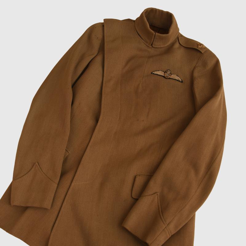 BRITISH WWI ROYAL FLYING CORPS OFFICERS PLASTRON FRONTED TUNIC.