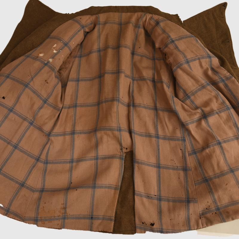 BRITISH WWI ROYAL FLYING CORPS SERGEANT OBSERVERS PLASTRON FRONTED TUNIC.