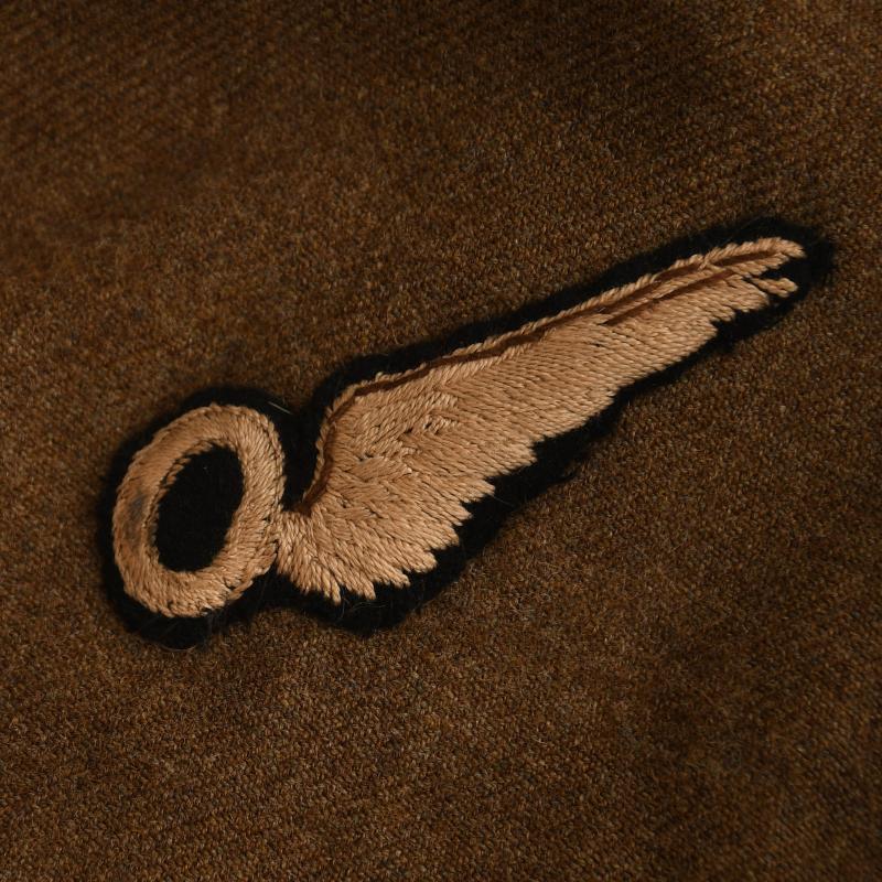 BRITISH WWI ROYAL FLYING CORPS SERGEANT OBSERVERS PLASTRON FRONTED TUNIC.