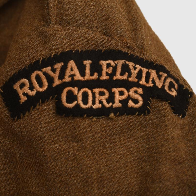 BRITISH WWI ROYAL FLYING CORPS SERGEANT OBSERVERS PLASTRON FRONTED TUNIC.