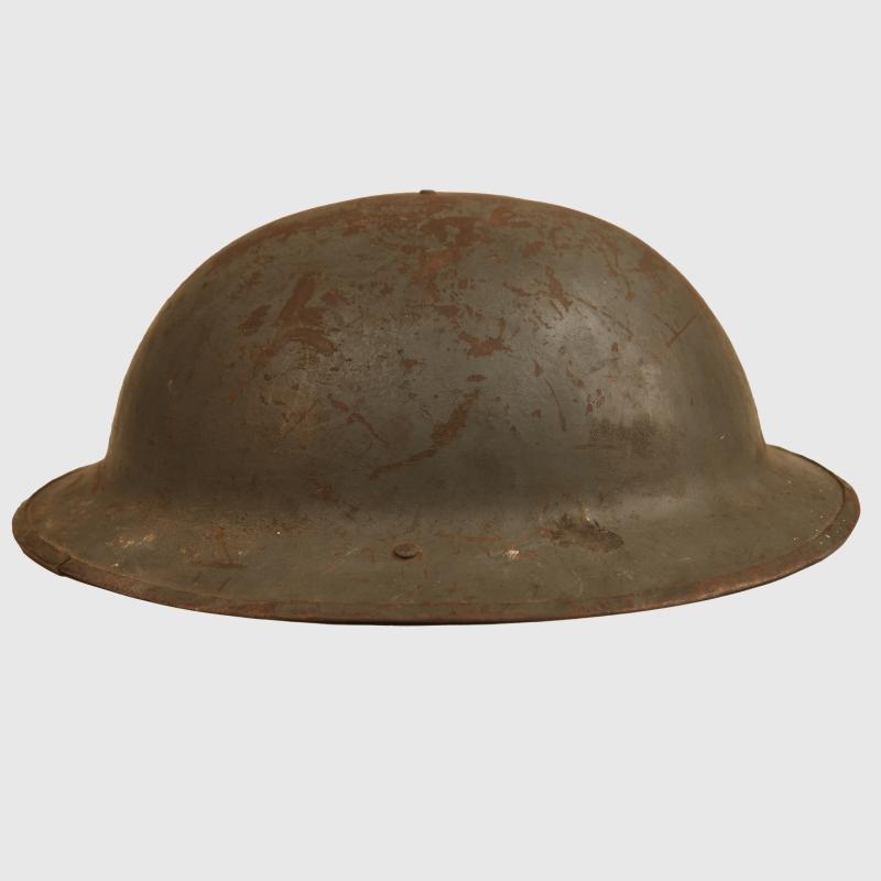 BRITISH WWI CANADIAN 3rd DIVISION ENGINEERS BRODIE HELMET.