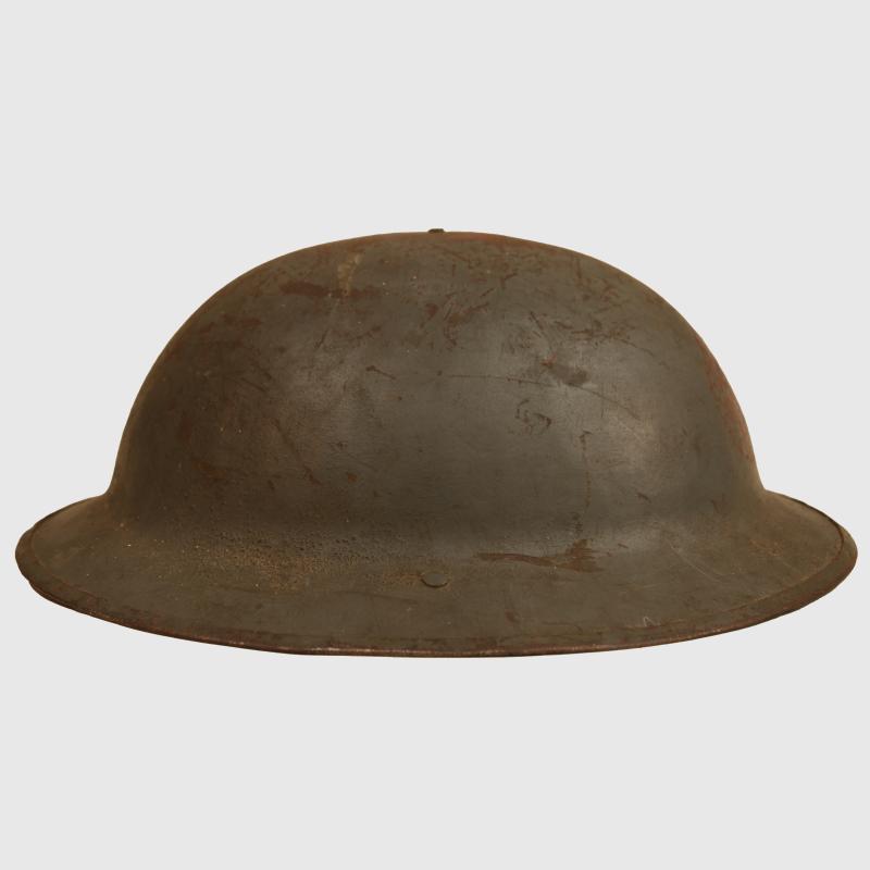 BRITISH WWI CANADIAN 3rd DIVISION ENGINEERS BRODIE HELMET.