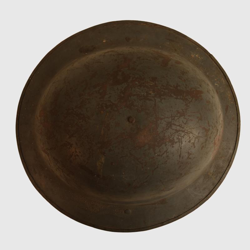 BRITISH WWI CANADIAN 3rd DIVISION ENGINEERS BRODIE HELMET.