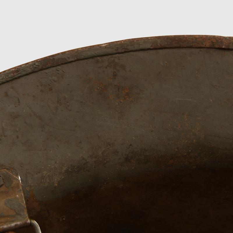 BRITISH WWI CANADIAN 3rd DIVISION ENGINEERS BRODIE HELMET.