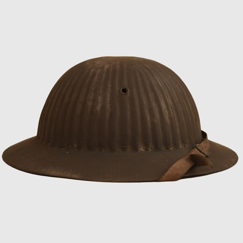 PORTUGUESE WWI ENLISTED RANKS COMBAT HELMET.