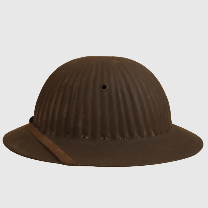 PORTUGUESE WWI ENLISTED RANKS COMBAT HELMET.