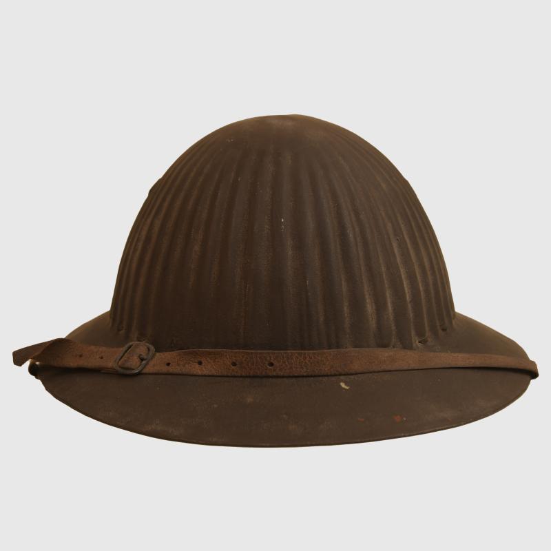 PORTUGUESE WWI ENLISTED RANKS COMBAT HELMET.