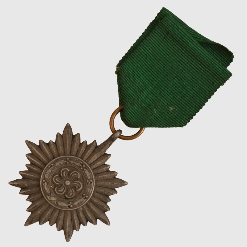 GERMAN WWII EASTERN PEOPLES AWARD 2ND CLASS WITHOUT SWORDS.