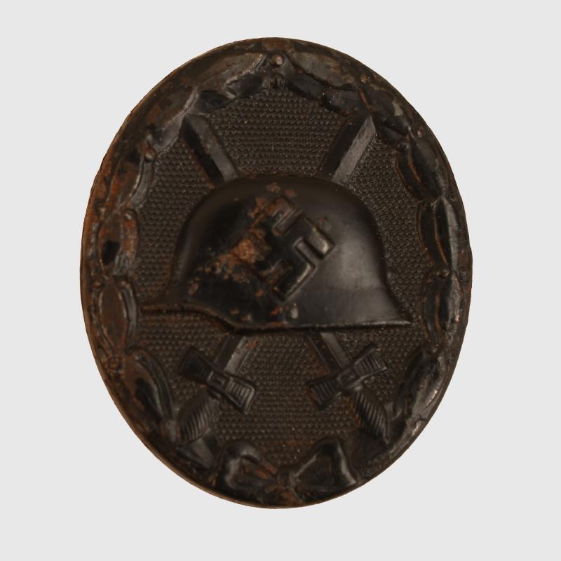 GERMAN WWII WOUND BADGE IN BLACK. No.107