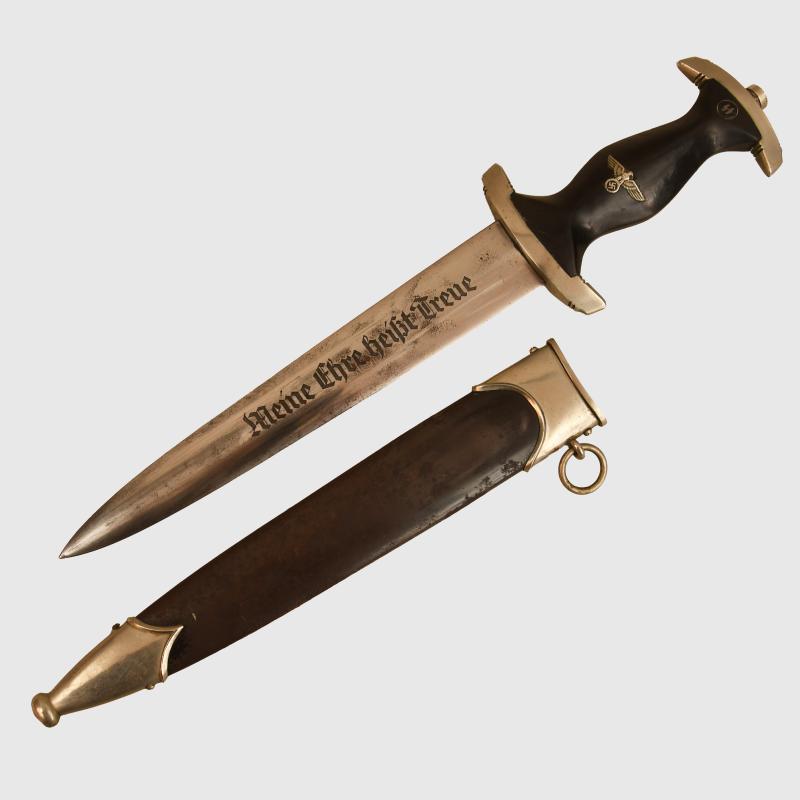 GERMAN WWII SS MODEL 33 ENLISTED MANS DAGGER.