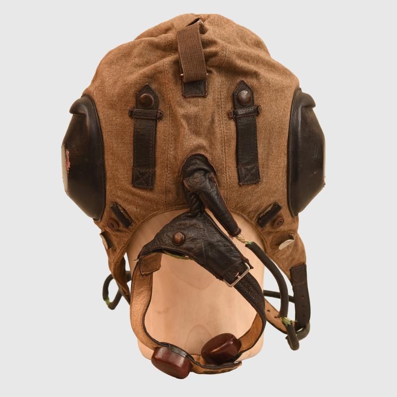 GERMAN WWII LUFTWAFFE SUMMER WEIGHT FLYING HELMET.