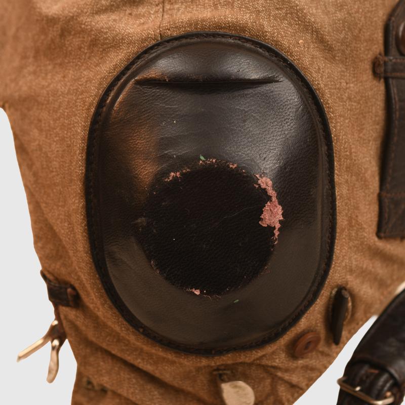 GERMAN WWII LUFTWAFFE SUMMER WEIGHT FLYING HELMET.