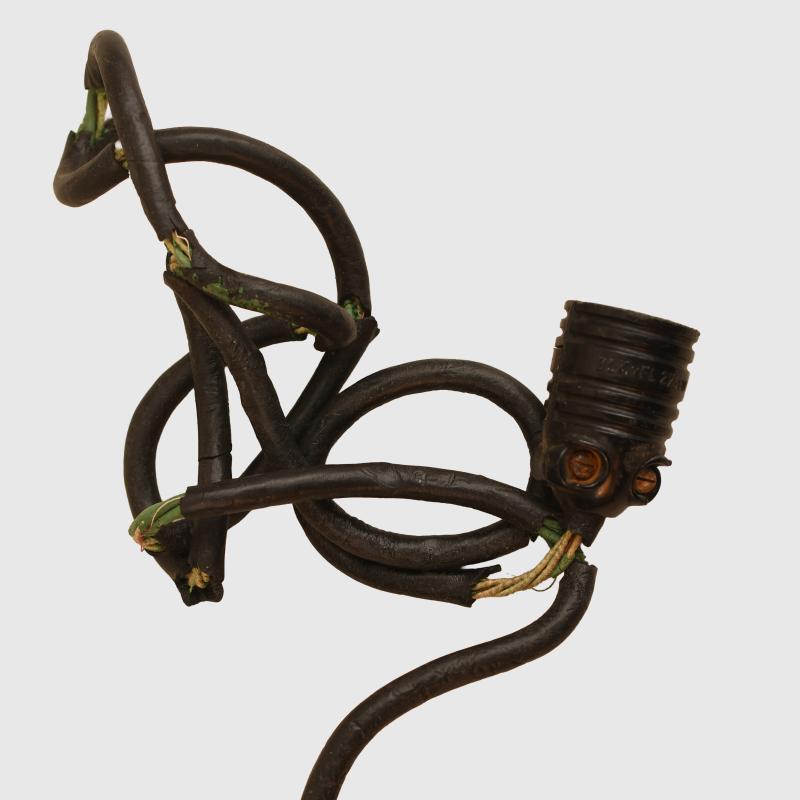 GERMAN WWII LUFTWAFFE SUMMER WEIGHT FLYING HELMET.