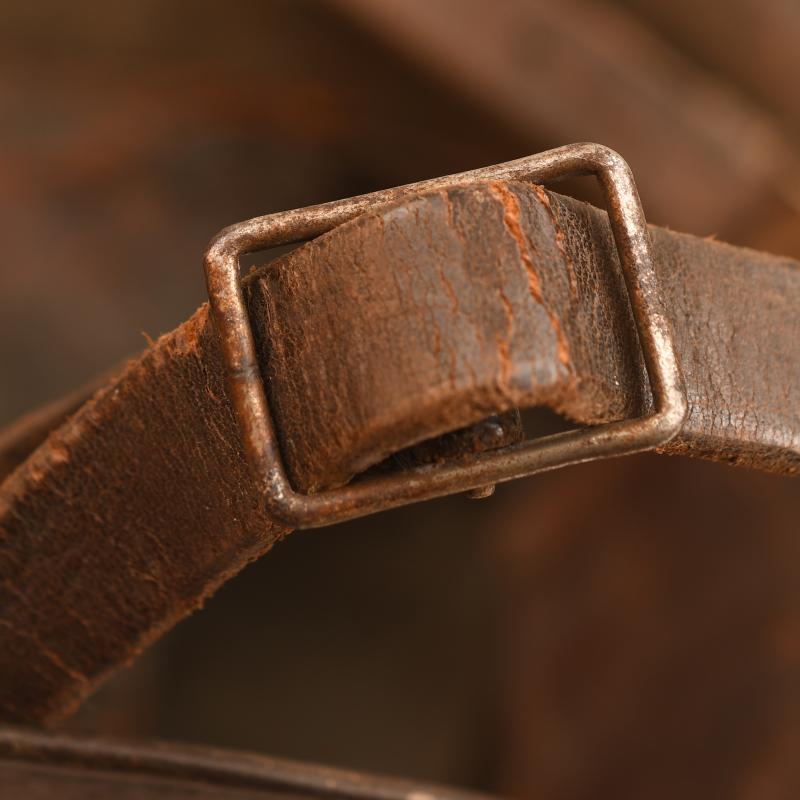 GERMAN WWI M.16 CAMOUFLAGE TRENCH HELMET.
