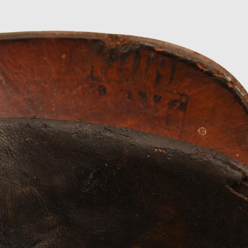 GERMAN WWI PRUSSIAN REGIMENTALLY MARKED PICKELHAUBE.