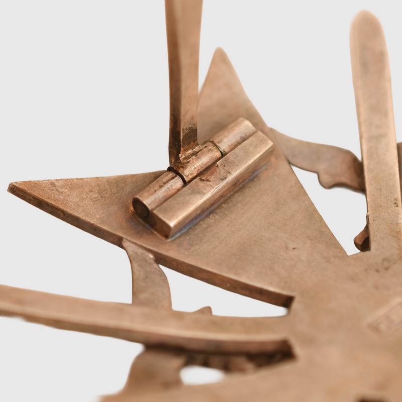 GERMAN WWII SPANISH CROSS IN SILVER WITH SWORDS. JUNCKER PRODUCED.