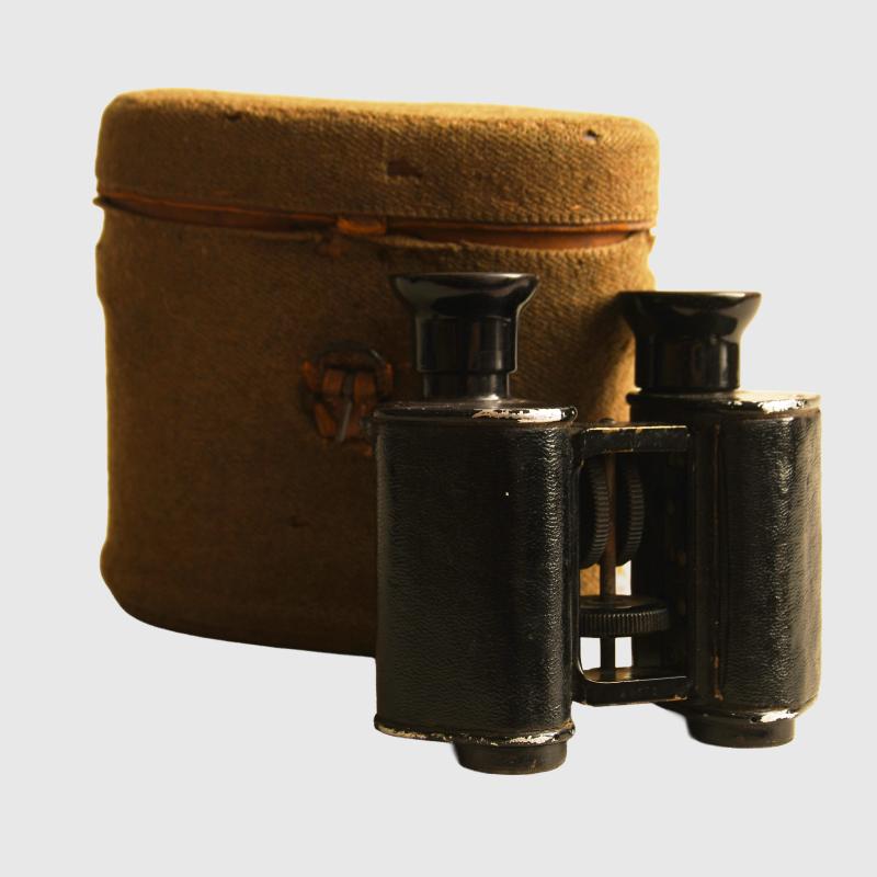 BRITISH WWI GERMAN IMPORTED BINOCULARS.