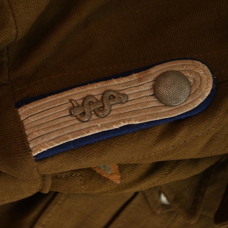 GERMAN WWII AFRIKAKORPS ARMY MEDICAL OFFICERS TUNIC.