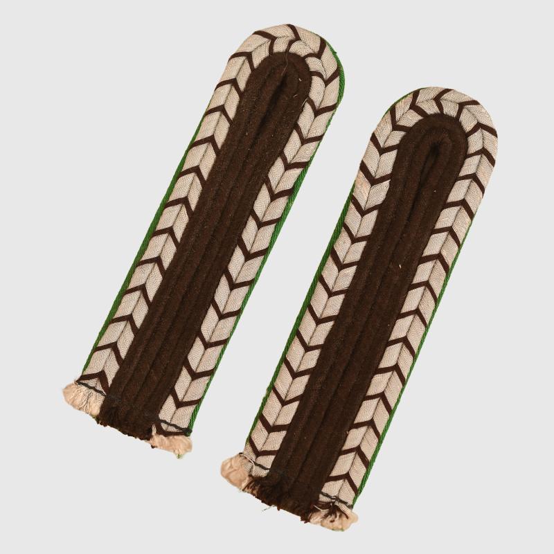 GERMAN WWII SCHUTZPOLIZEI WACHTMEISTER SHOULDER BOARDS.