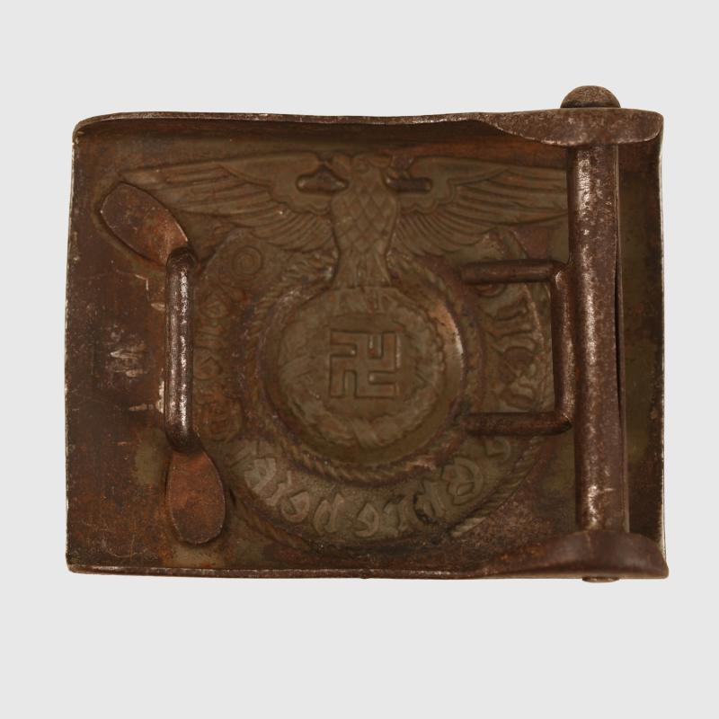 GERMAN WWII WAFFEN SS BELT BUCKLE BY RODO.