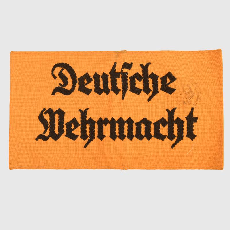 GERMAN WWII DEUTSCHE WEHRMACHT ARMBAND.