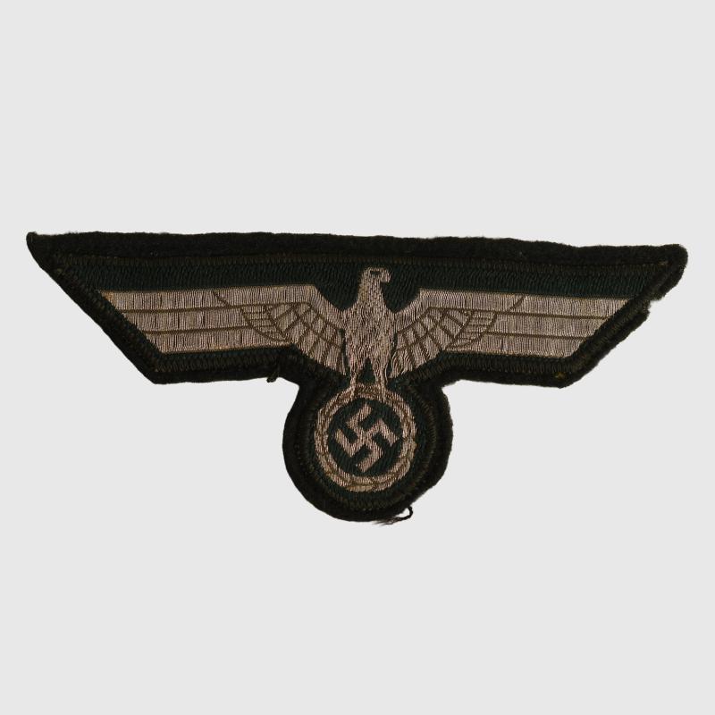 GERMAN WWII ARMY NCO BEVO WOVEN BREAST EAGLE.