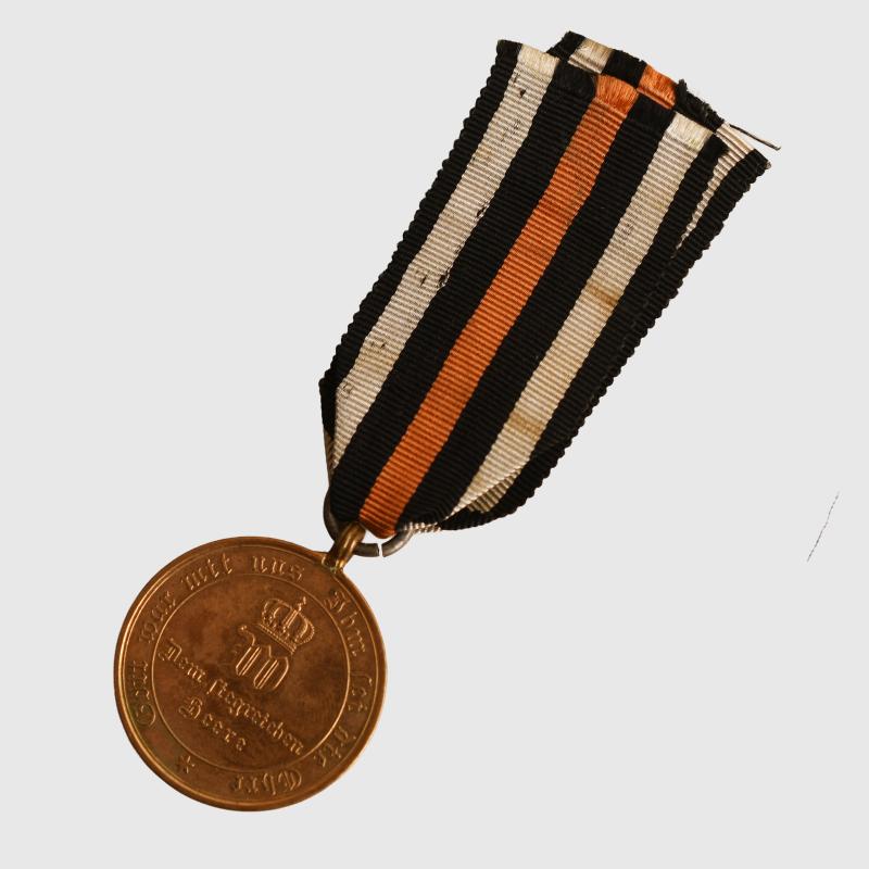 GERMAN WAR OF 1870 COMBATANTS MEDAL.
