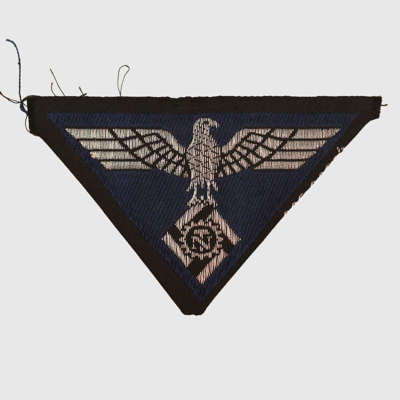 GERMAN WWII TENO ENLISTED MANS OVERSEAS CAP EAGLE.