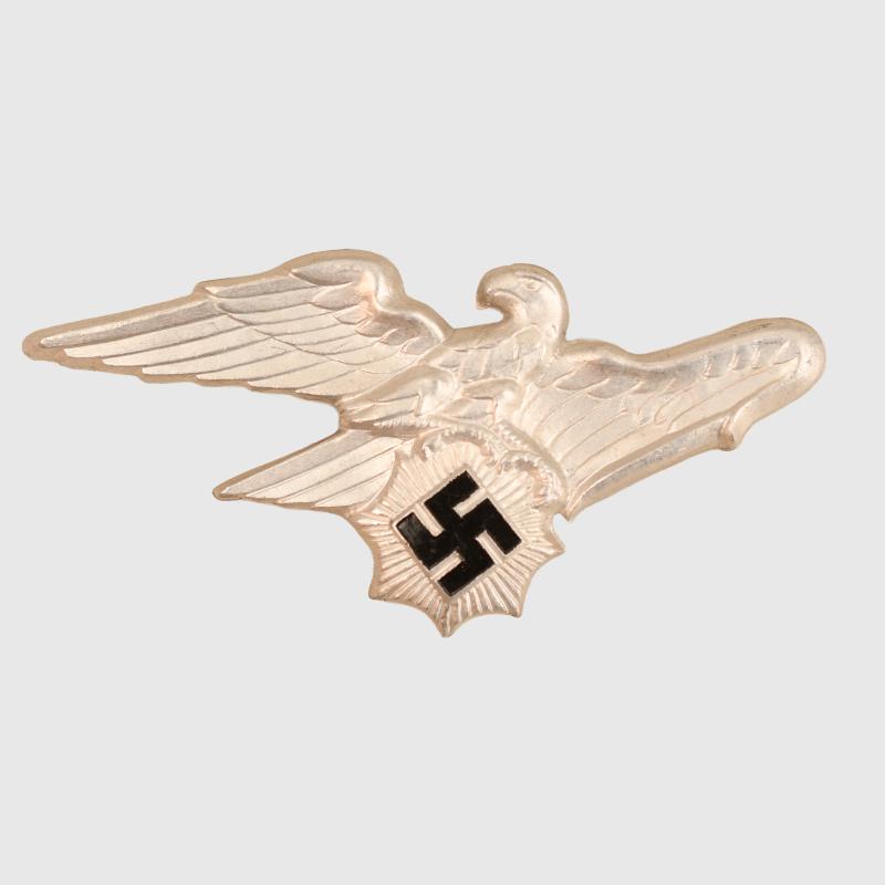 GERMAN WWII RLB ALUMINIUM CAP EAGLE.